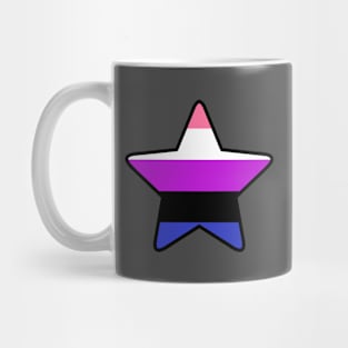 Genderfluid Pride Star Mug